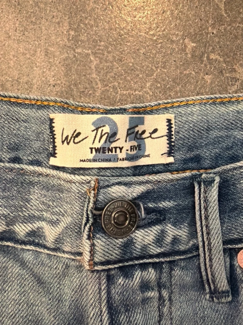 NWT Free People Denim Shorts, Size 25